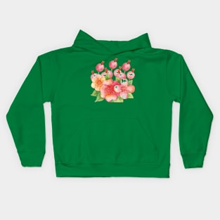 Spring Summer Flowers Kids Hoodie